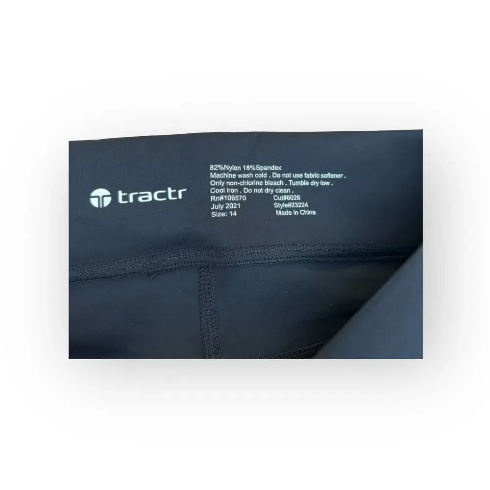 Tractr Girls Teen Tween Pocket Look Leggings - Picture 2 of 3